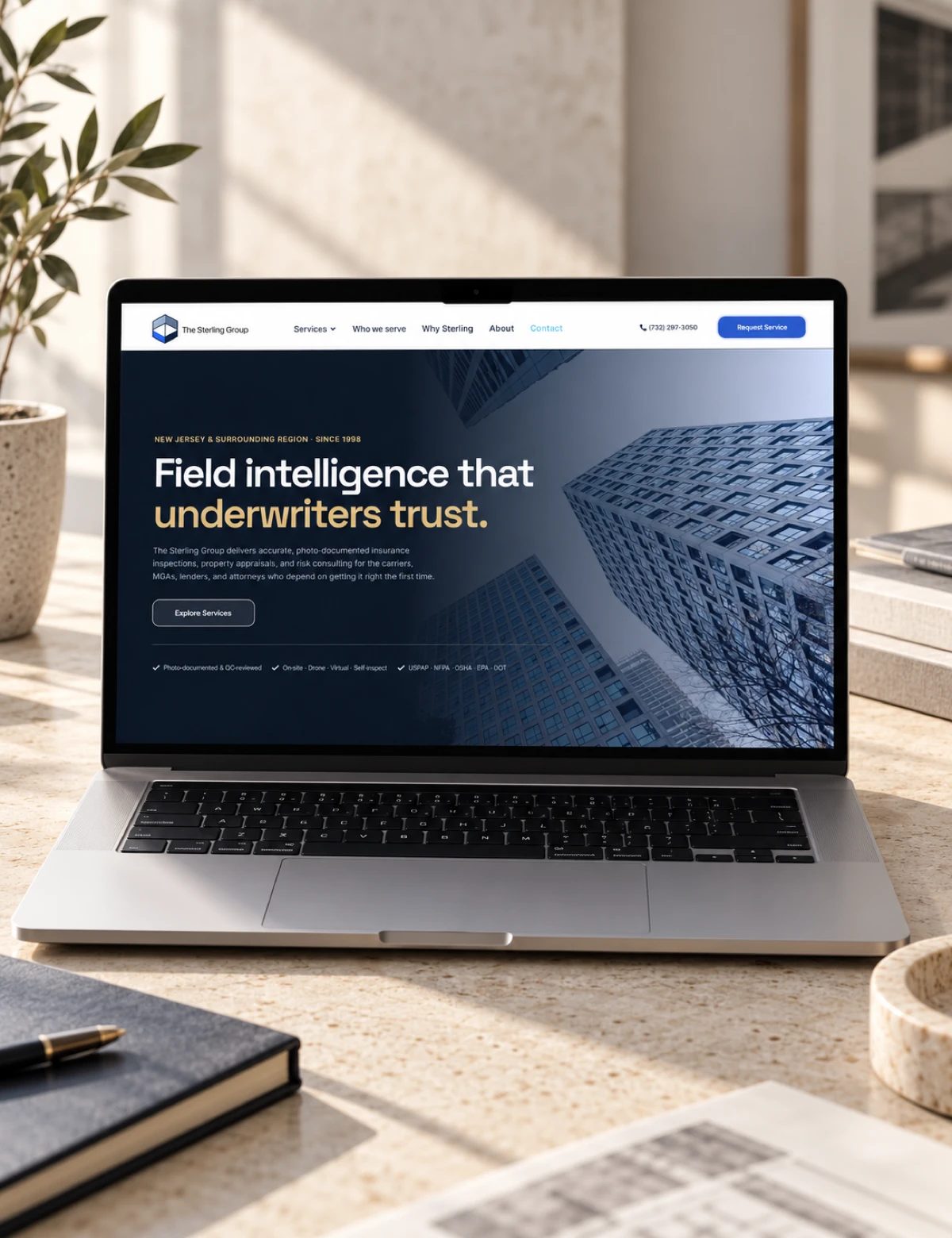 Sterling — The homepage