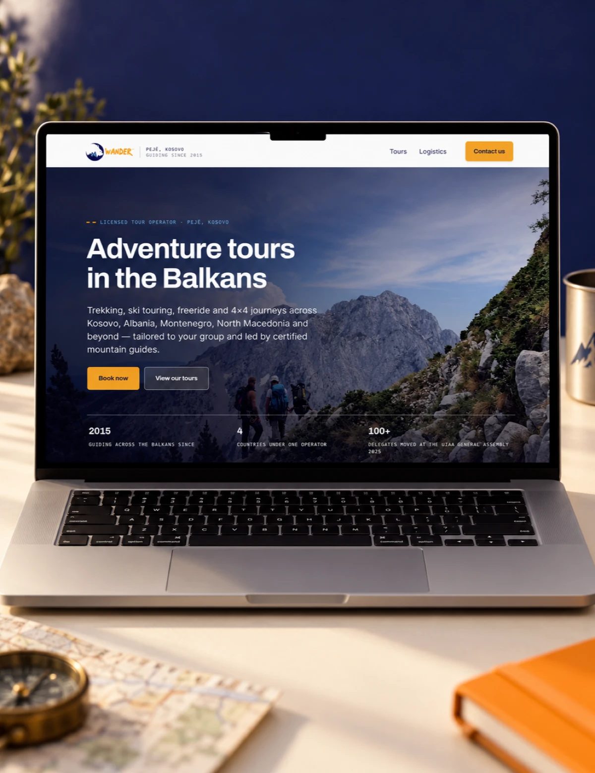 Wander Balkans — The homepage